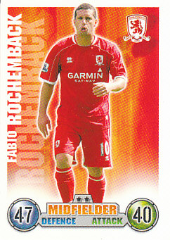 Fabio Rochemback Middlesbrough 2007/08 Topps Match Attax #201